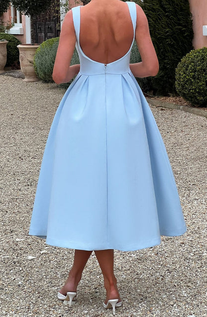 Marisa Midi Dress - Blue