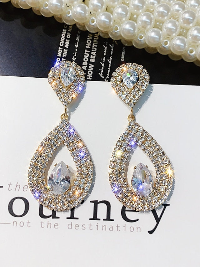 1 Pair Earrings For Daily Date Beach Alloy Classic Fashion for Women