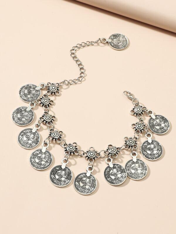 Coin Decor Chain Bracelet for Women