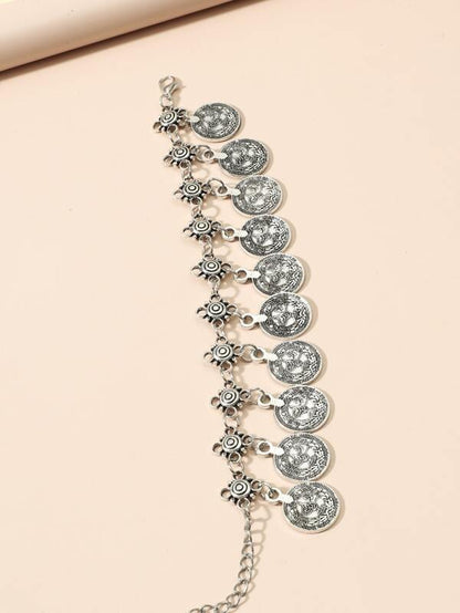 Coin Decor Chain Bracelet for Women
