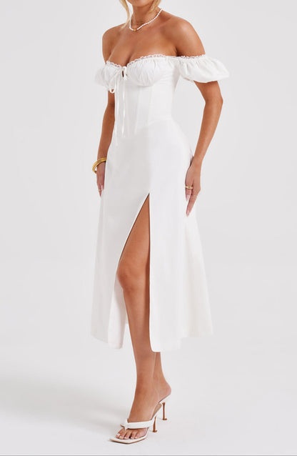 Daniela Midi Dress - Ivory