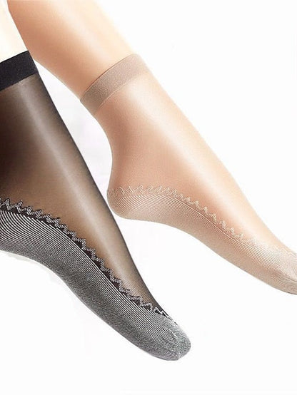 Anckle Socks Low Cut Socks Outdoor Daily Holiday Solid Color Acrylic Fibers Simple Casual Elastic Casual 1 Pair for Women