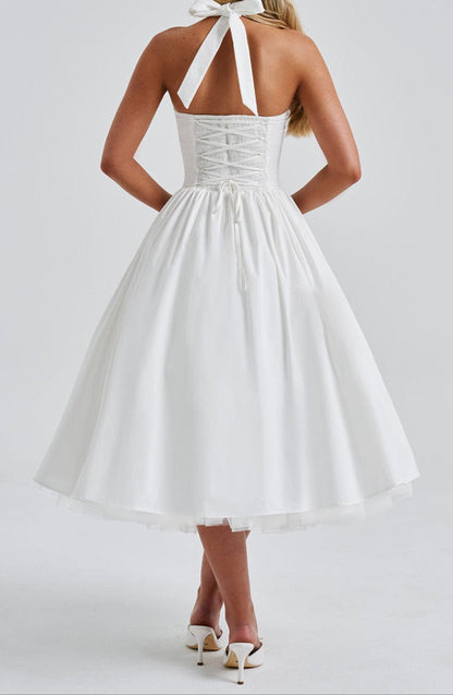 Chloe Midi Dress - Ivory