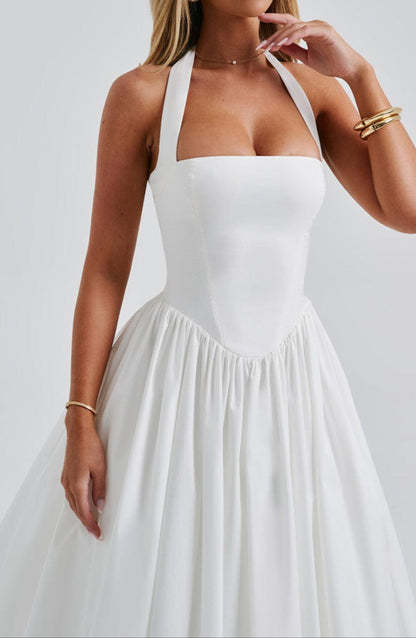 Chloe Midi Dress - Ivory