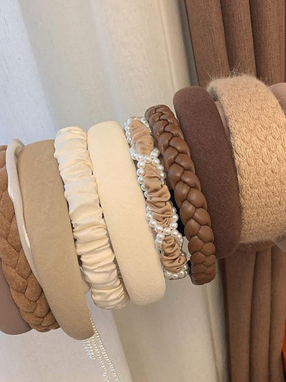 Girls' Headbands Headband For Daily Date Crossover Fabric 16# 17722F 9# 17481C 13# 17722D for Women