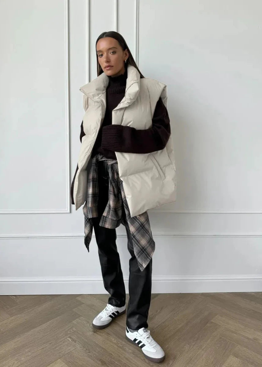 Padded Cotton Vest - European and American Fall/Winter Style