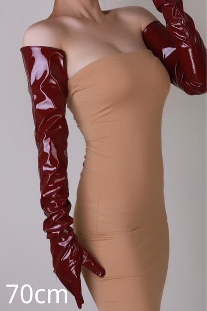 Alison PU Leather Gloves