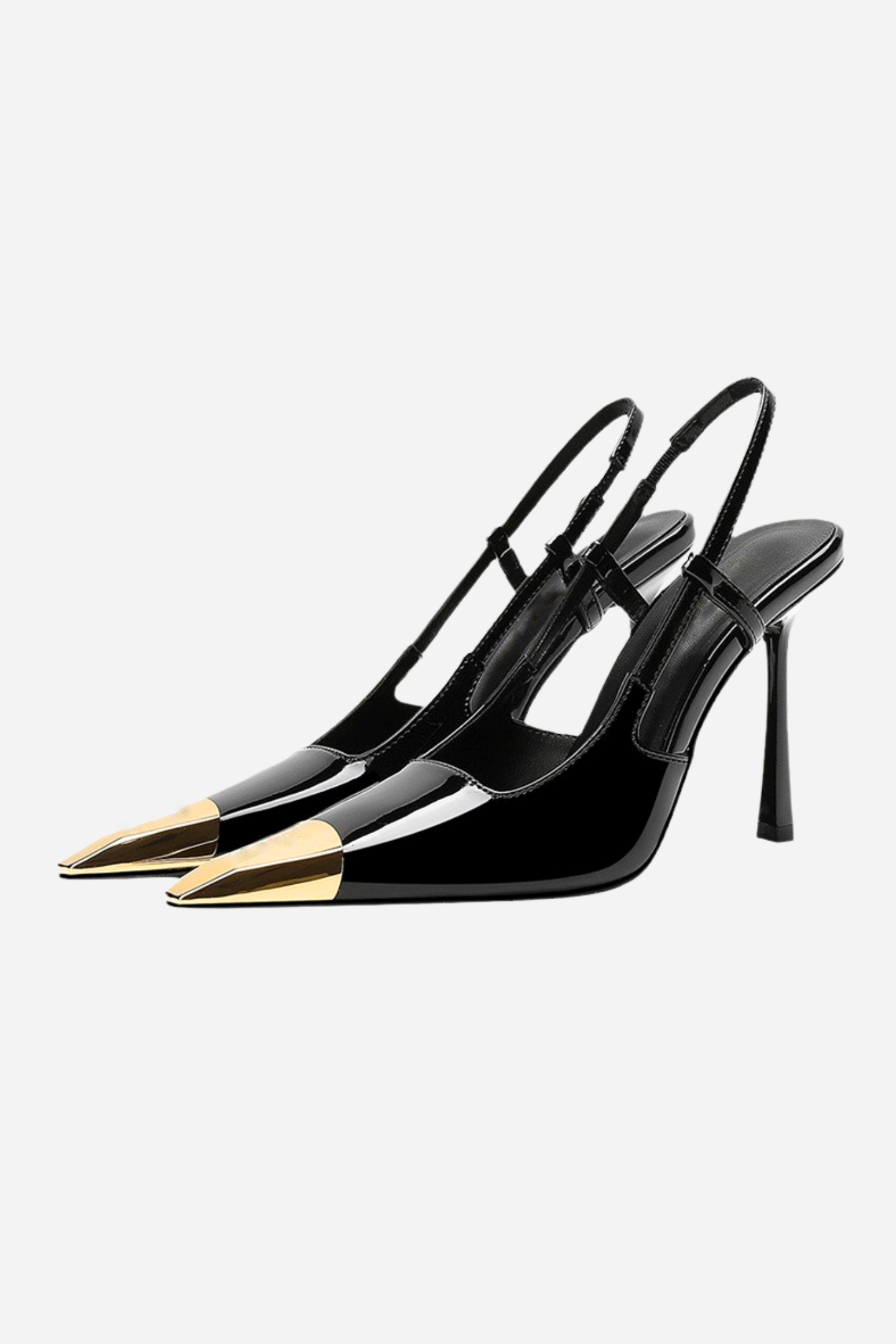 Salome Buckle Slingblack Pumps