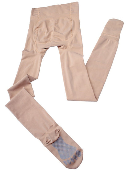 New pantyhose thin waist sculpting hip lift beautiful legs foot massage bottoming socks stockings for Women