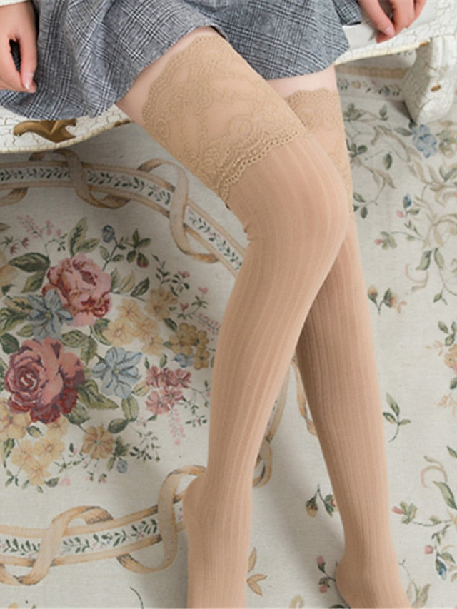 Stockings Party Gift Daily Retro Polyester Acrylic Fibers Casual Sexy Casual / Daily 1 Pair for Women