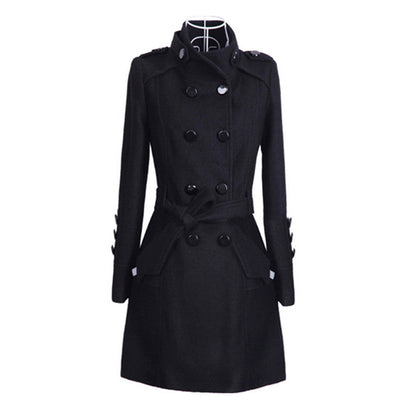 Chic Long Coat with Belt | Great for Autumn Wear