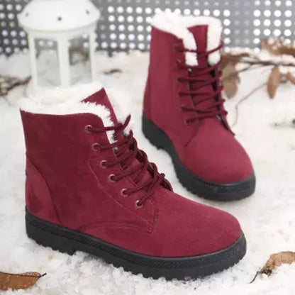 Casual Suede Winter Ankle Boots with and Heel for Women | Ideal for Winter