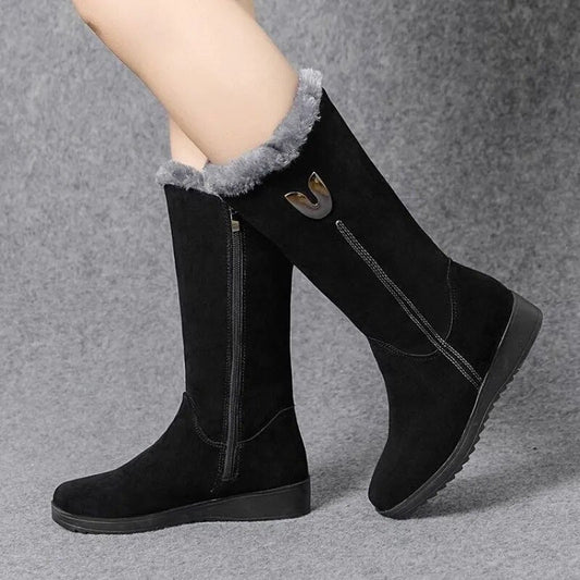 Elegant Suede Flat Ankle Boots with Zipper and for Women | Great for Casual Days