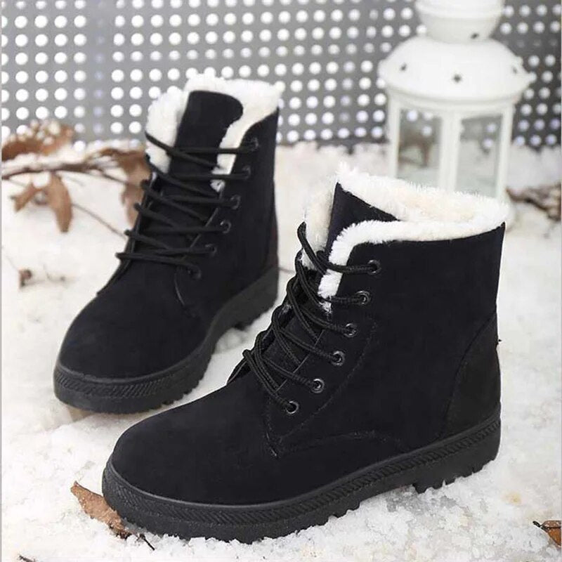 Casual Suede Winter Ankle Boots with and Heel for Women | Ideal for Winter