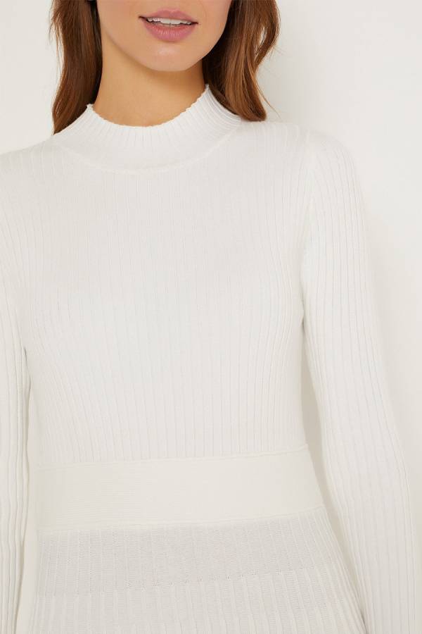 Minivestido de punto plisado