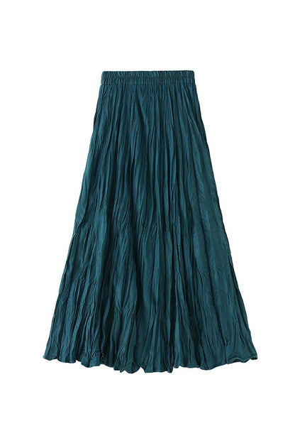 A-line mid-length winter skirt with sweater