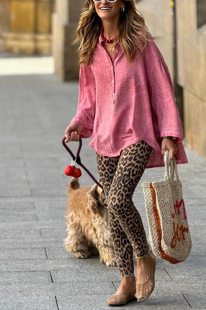 BLOUSE MAO LINO FRESA