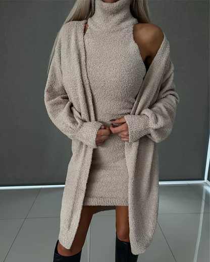 Thickened Fur Skirt Set