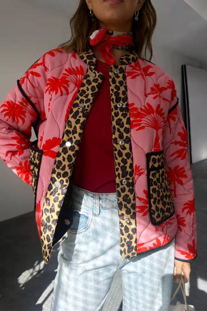 Chaqueta acolchada reversible Havana medianoche 