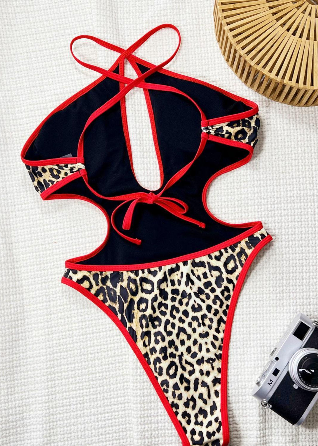 Wild Edge Cutout Leopard One-Piece Swimsuit