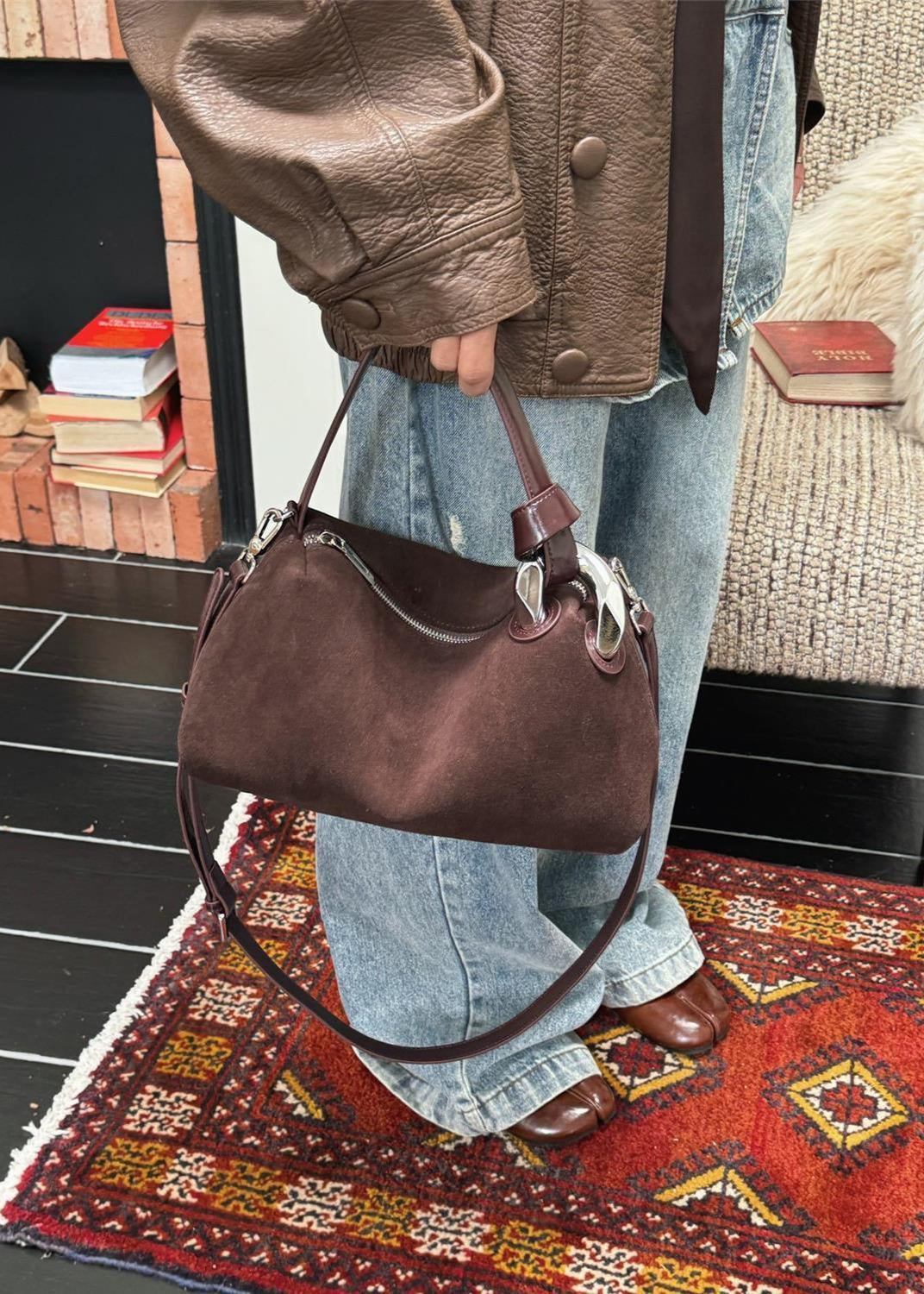 Sienna - Suede Shoulder and Crossbody Bag