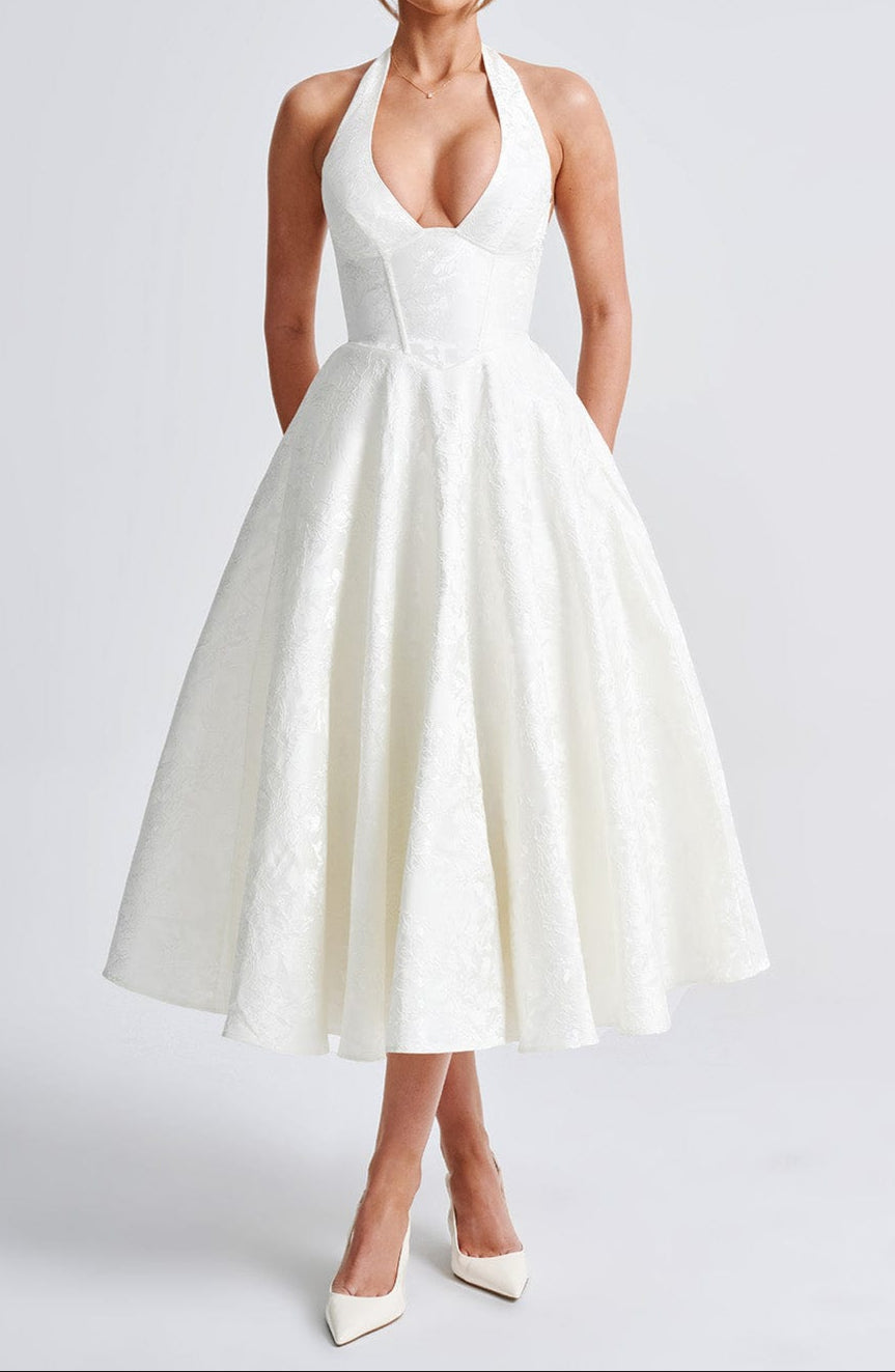 Patrizia Midi Dress - Ivory