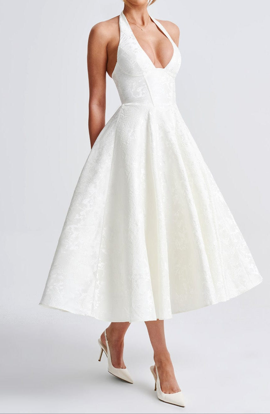 Patrizia Midi Dress - Ivory