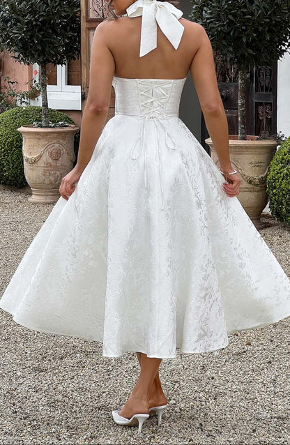 Clara Midi Dress - Ivory