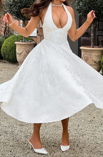 Patrizia Midi Dress - Ivory