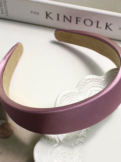 Girls' Headbands Headband For Daily Fabric 15A Satin Black 3A Satin Nude Apricot 2A Satin Champagne for Women