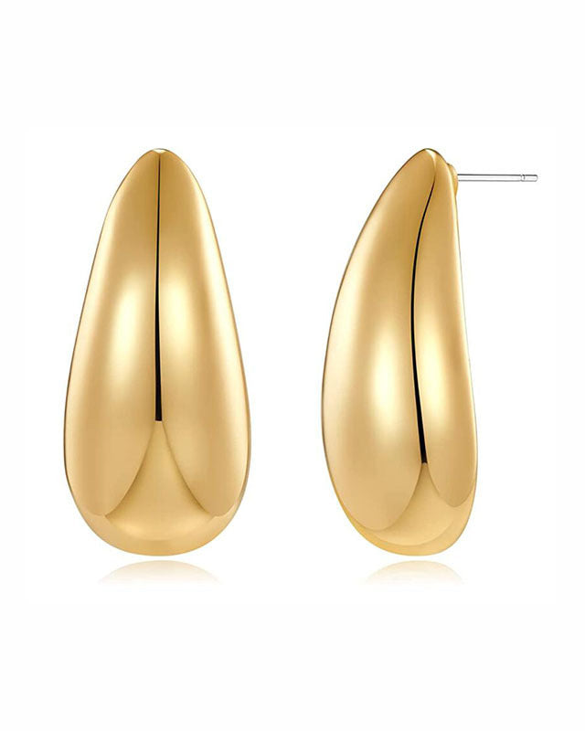 Metal Drop Earrings