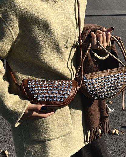 Mini Rhinestone Crossbody Bag