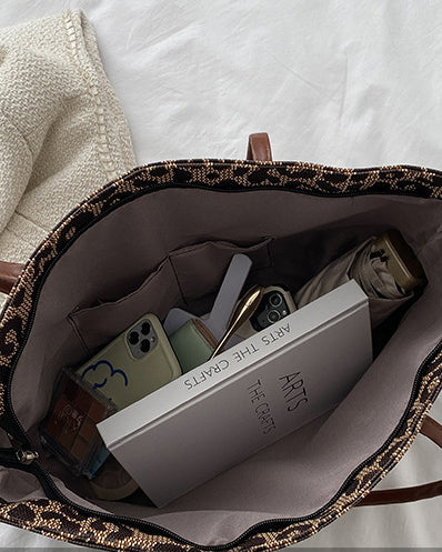 Leopard Print Shoulder Bag