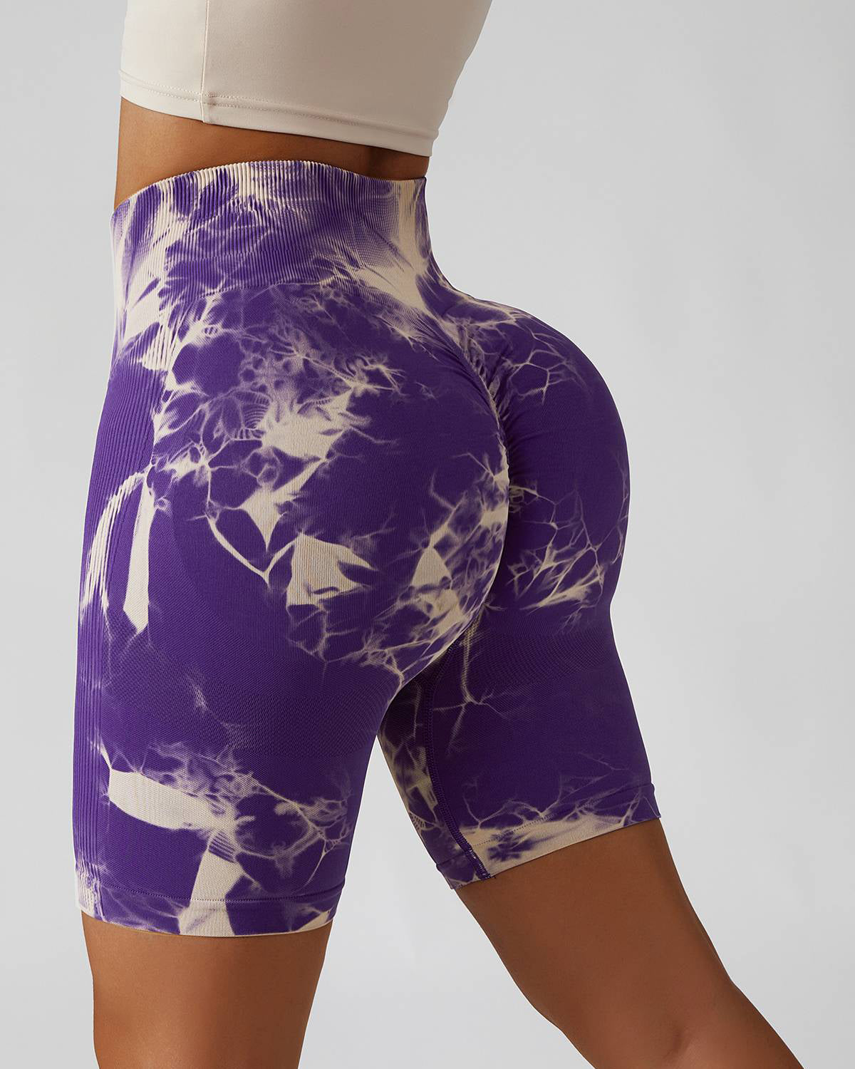 Tie Dye Scrunch Bum Shorts