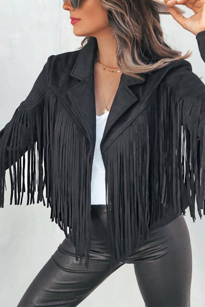 Tassel Tango Cropped Jacket