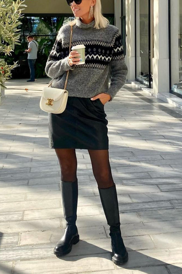 Cárdigan gris CANAZEI