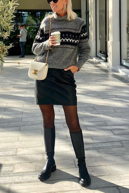 Cárdigan gris CANAZEI