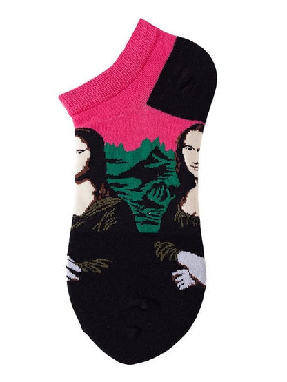 Anckle Socks Low Cut Socks Outdoor Office Work Animal Patterned Spandex Nylon Cotton Basic Casual Classic 1 Pair for Women