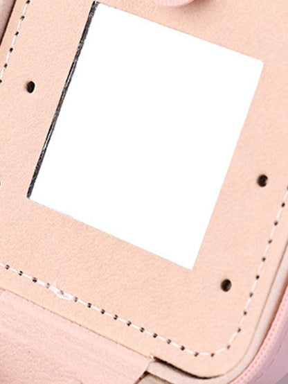 Glitter Chenille Letter Mini Jewelry Organizer