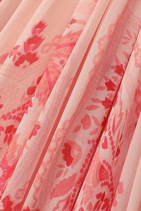 Gloria Paisley Printed Ruffled Maxi Dress