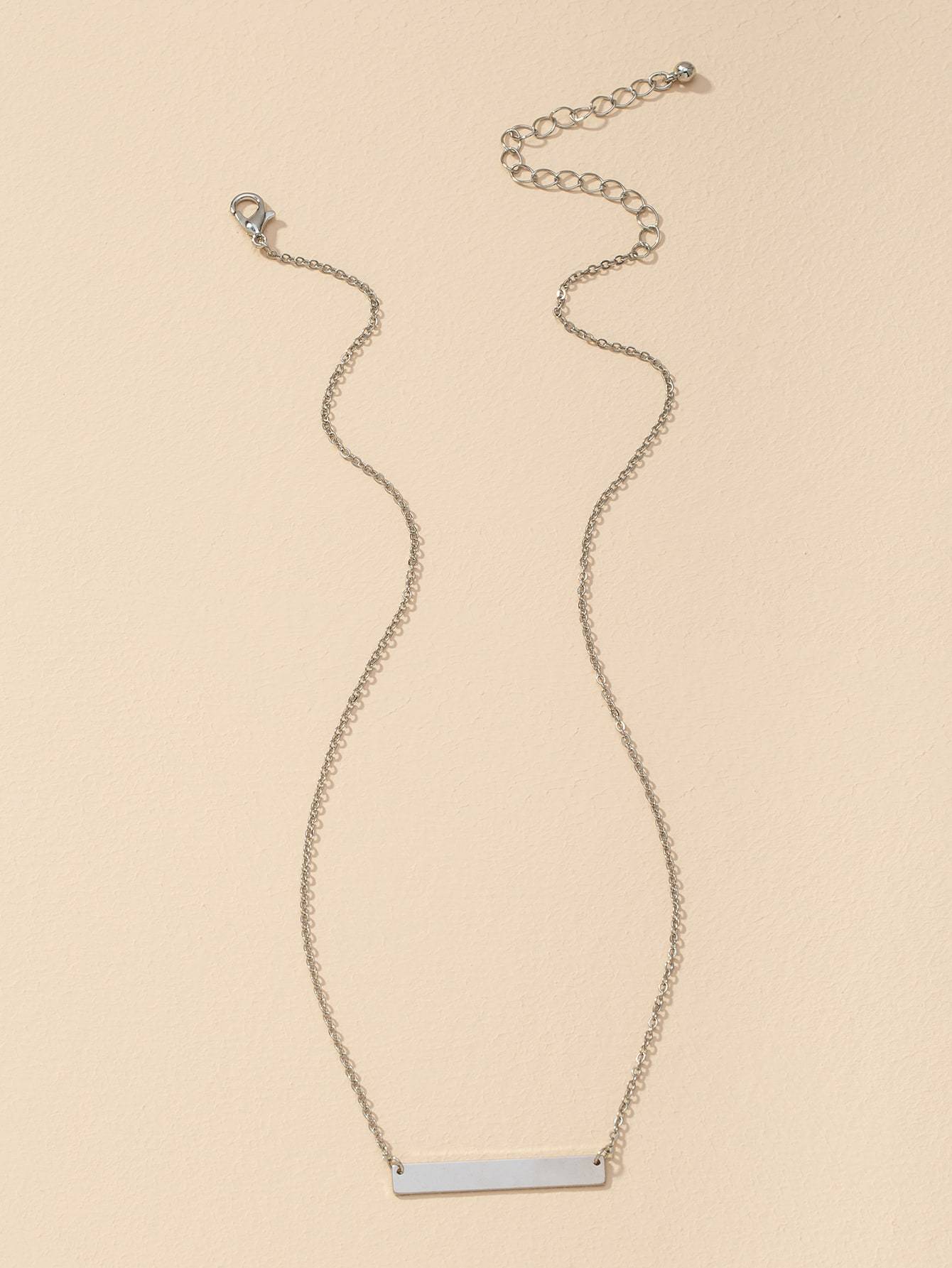 Gold Geometric Charm Necklace for Women