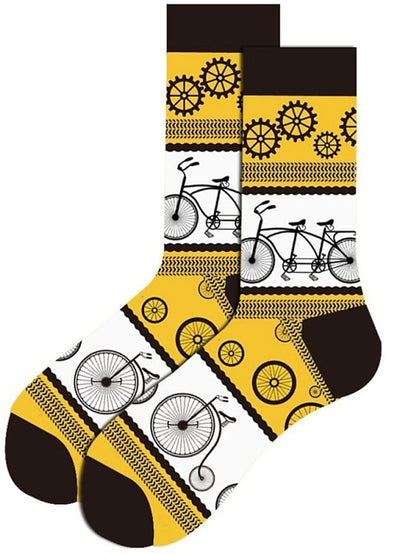 Unisex Crew Socks Work Daily Holiday Animal Patterned Dot Flower Polyester Cotton Simple Casual Lolita Casual Cute Casual / Daily 1 Pair for Women