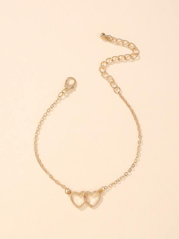 Heart Decor Chain Bracelet for Women