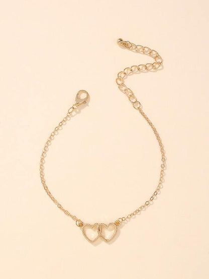 Heart Decor Chain Bracelet for Women