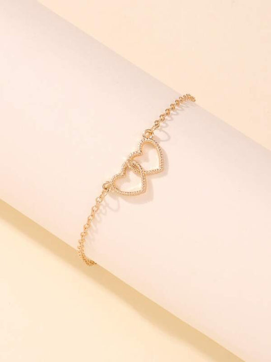 Heart Decor Chain Bracelet for Women