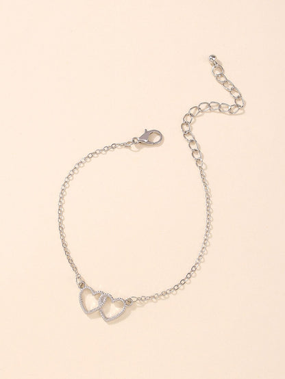 Heart Decor Chain Bracelet for Women