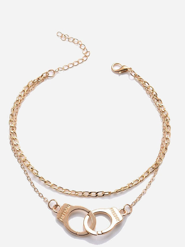 Fashion Outdoor Pure Color Anklet for Women