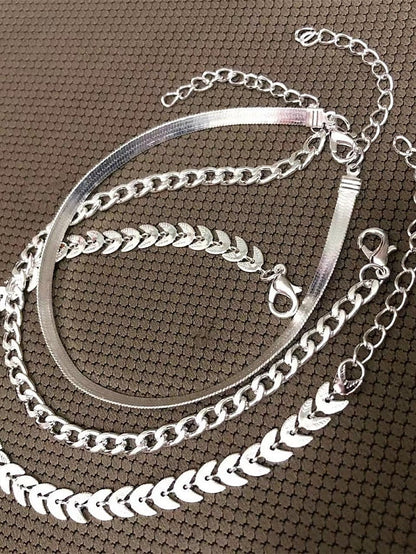 Fashion Outdoor Leaf Anklet for Women