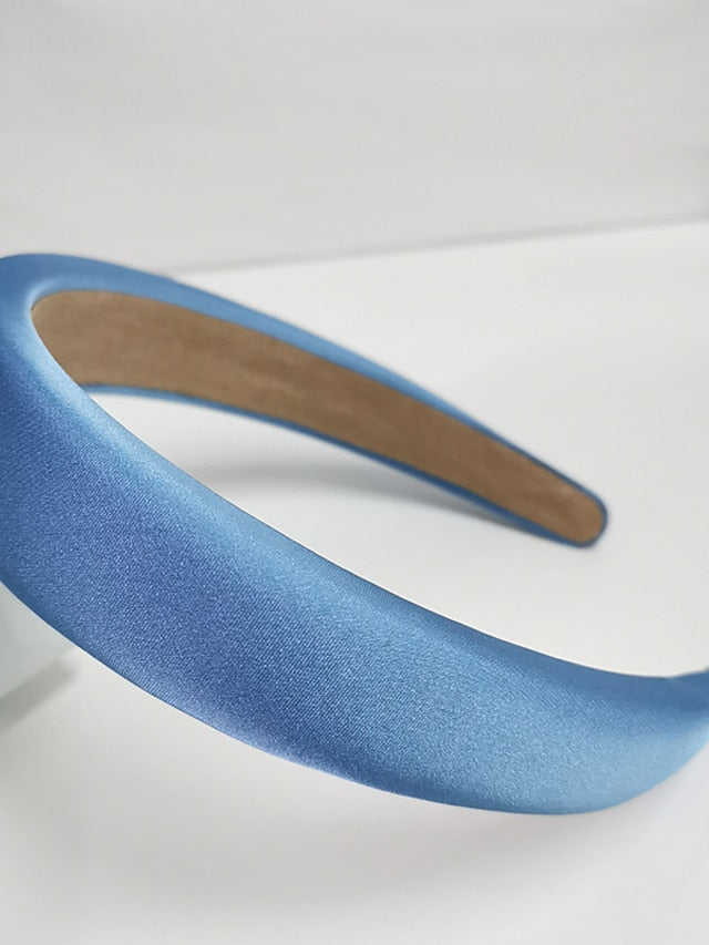 Girls' Headbands Headband For Daily Fabric 15A Satin Black 3A Satin Nude Apricot 2A Satin Champagne for Women