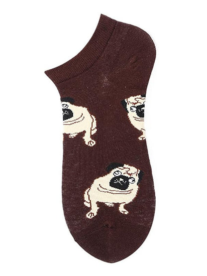 Anckle Socks Low Cut Socks Outdoor Office Work Animal Patterned Spandex Nylon Cotton Basic Casual Classic 1 Pair for Women